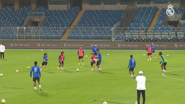 Final training session ahead of Spanish Super Cup semi-final